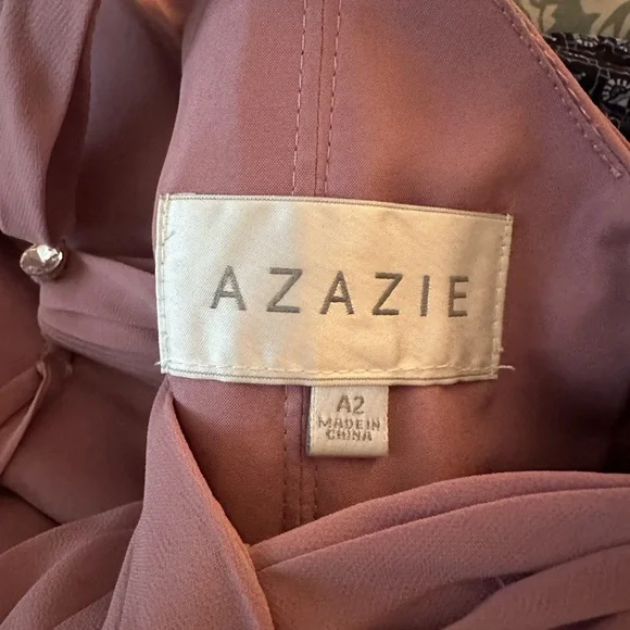 Azazie Haleigh Mauve Size 2 - Picture 4 of 5